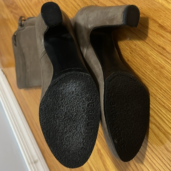 Over The knee Taupe Boots - Picture 7 of 7